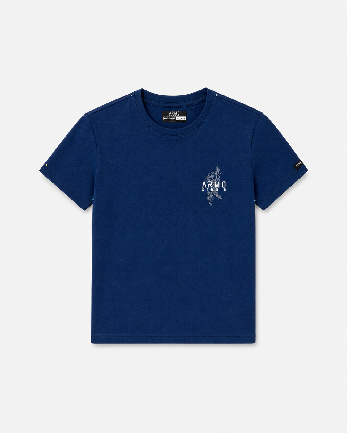camiseta mujer azul