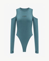 ARMO Cut-Out Bodysuit Aqua