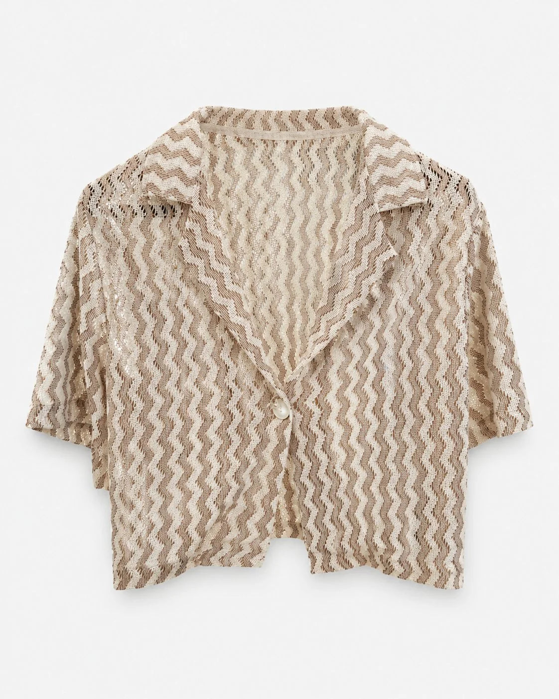 Crop top tejido