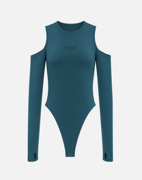 ARMO Cut-Out Bodysuit Azúl Petróleo