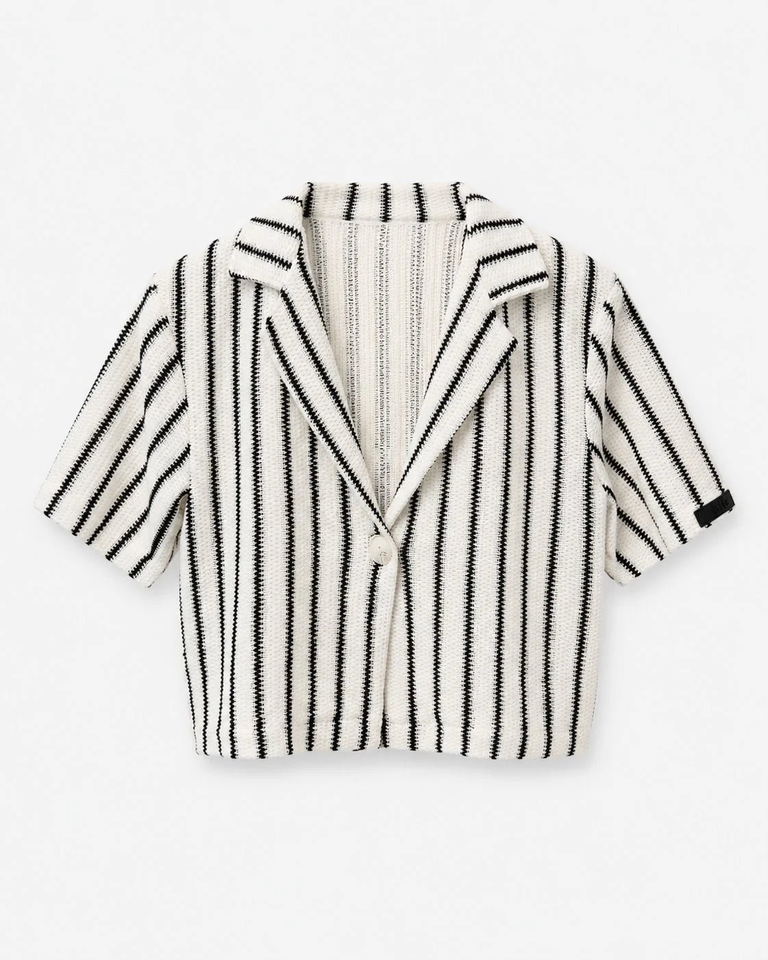 Stripes/Beige Cropped Top