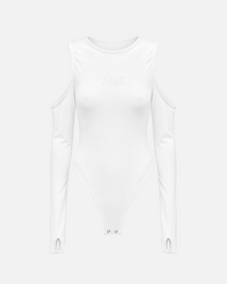 ARMO Cut-Out Bodysuit blanco