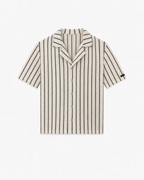 stripes shirt beige