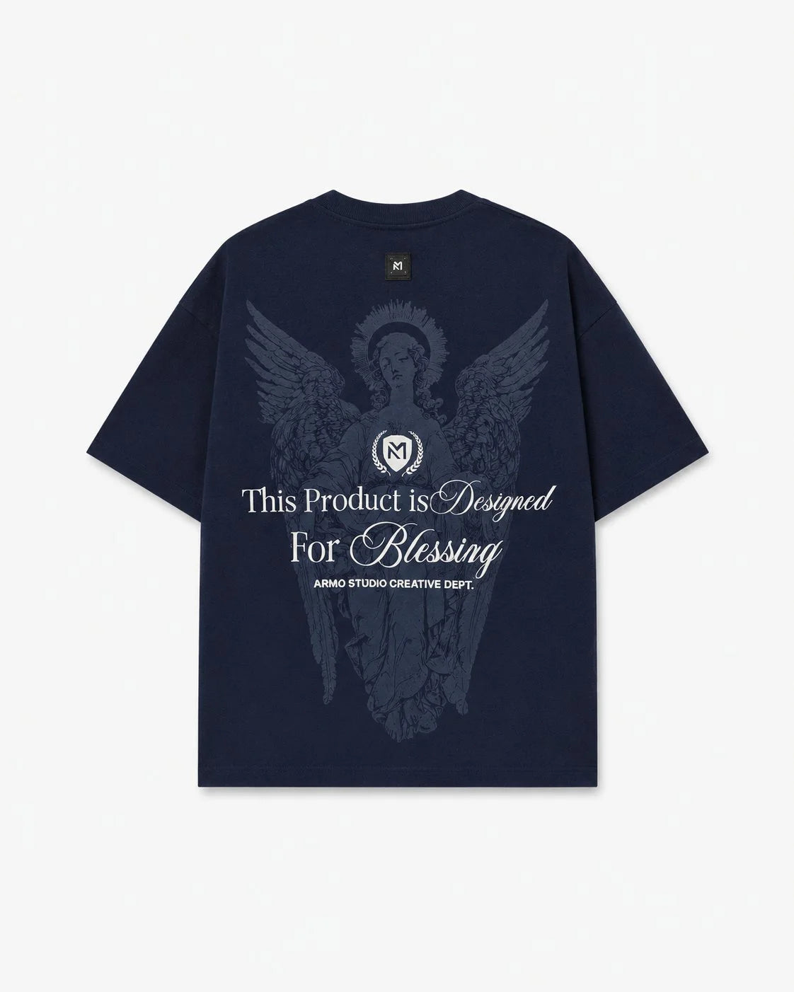 camiseta saint azul