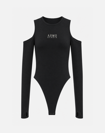 ARMO Cut-Out Bodysuit negro