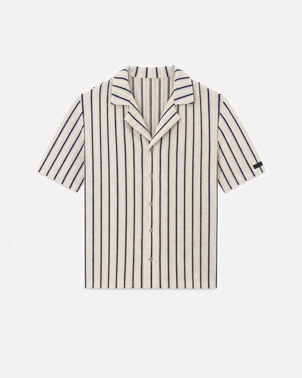Stripes/Navy Relaxed Fit Shirt